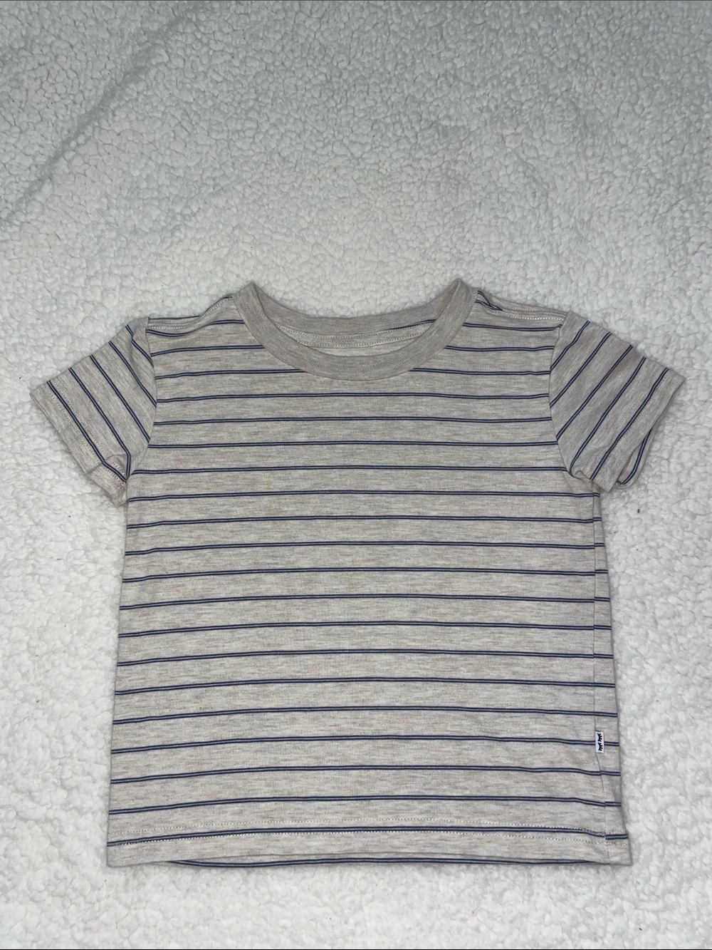 Little Sleepies Stone Stripes Relaxed Tee
